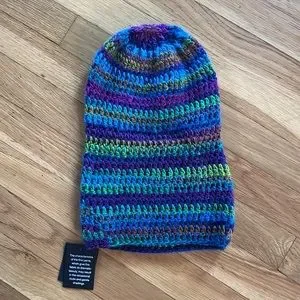 NWT Anna Sui Crochet Balaclava in Turquoise Multi - OS Anna Sui | Accessories | Nwt Anna Sui Crochet Balaclava In  main image 2